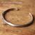 STUDEBAKER TWISTED CUFF BRACELET SILVER画像