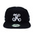 FITTED HAWAII WAIWAI GOLFER KOU STRAPBACK BLACK NEFTH118画像