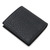 COMME des GARCONS HOMME PLUS 型押しレザー 二つ折り財布 BLACK画像