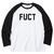 FUCT SSDD LONG SLEEVE RAGLAN (WHITE&times;BLACK) 6701画像