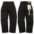 PRISON BLUES Men's Double Knee Work Jean Rinsed Black画像