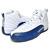 NIKE AIR JORDAN 12 RETRO WHITE/FRNCH BL-MTLLC SLVR-VRST 130690-113画像