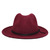 Original Chuck MUNSON FEDORA WOOL HAT BURGUNDY CHO035画像