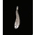 Wells Sterling Charm MEDIUM FEATHER画像