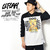 LEFLAH IDIOT DOG FOOTBALL 7/S TEE -WHITE-画像