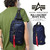 ALPHA INDUSTRIES MA-1 JACKET BODY BAG NAVY画像