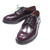 WHEELROBE #15078 HEAVY STITCHING MOC TOE burgundy画像