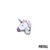 PINTRILL UNICORN PIN WHITE画像