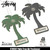 STUSSY Palm Tree Air Freshener 138527画像