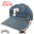FULLCOUNT 6 Panel Denim Baseball Cap "F" FADE GREEN 6827画像