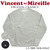 Vincent et Mireille クルーネック スウェットシャツ VM16FSRS102M画像