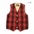 INDIAN MOTORCYCLE WOOL OMBRE CHECK VEST IM13690画像