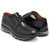 Tomo & Co &times; Graphpaper AIR MAIL POSTMAN BLACK LEATHER / BLACK SOLE画像