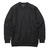 BLACK SCALE THREE POCKET APRON CREWNECK (BLACK) W16-LK063画像