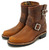 CHIPPEWA womens 7-inch original engineer boots TAN 1901W12画像