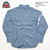 桃太郎ジーンズ CHAMBRAYL/S WORK SHIRT SJ091画像