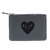 COMME des GARCONS HOLIDAY emoji LEATHER CASE L GRAY画像