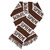 Supreme Bar Stripe Scarf BROWN画像