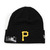 NEW ERA PITTBURGH PIRATES BASIC CUFF KNIT BEANIE BLACK FFNEPBP138画像