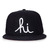 In4mation HI SCRIPT SNAPBACK BLACK IMT189画像