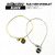DOUBLE STEAL BLACK SLIM CHAIN BRACELET 471-90201画像