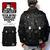 BEN DAVIS METAL BUCKLE CAMOUFLAGE BACKPACK -BLACK- BDW-9153画像