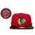 Mitchell & Ness CHICAGO BLACKHAWKS 12-13 STANLEY CUP SNAPBACK REDxBLACK LVMNCBH072画像