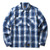 FUCT SSDD OMBRE CHECK SHIRT (BLUE) 48101画像