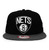 NEW ERA BROOKLYN NETS 2T TEAM-BASIC SNAPBACK BLACKxGRAPHITE FFNEBKN060画像