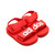 adidas Originals BEACH SANDAL I CORE RED/RUNNING WHITE/CORE RED BA7136画像