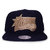Mitchell & Ness Philadelphia 76ers MELTON PROPER SNAPBACK BLACKxBROWN LVMNPPS041画像