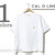 CAL O LINE ワンポイント刺繍入りポケット 革紐 Tシャツ CL171-085画像