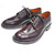 WHEELROBE #15078C CORDOVAN HEAVY STITCHING MOC TOE dawn burgundy画像