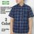 Sugar Cane Light BOUCLE LAWN CHECK S/S B.D SHIRT SC37625画像