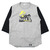 MINOS 3/4 MID BRAINS BB TEE (GRAY&times;BLACK) MNQ3-TE17画像