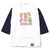MINOS 3/4 M&Ns PUNCH BB TEE (WHITE&times;NAVY) MNQ3-TE16画像