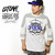 LEFLAH EMBLEM LOGO FOOTBALL TEE -WHITE-画像
