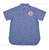 Buzz Rickson's × PEANUTS 半袖ブルーシャンブレーワークシャツ SNOOPY BR37637画像