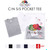 Fruit of the Loom CREW NECK S/S 2PAC POCKET TEE 722-503PK画像