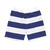 Ron Herman &times; White Mountaineering SWIM SHORTS BORDER PRINT NAVY画像