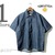 SUNNY SPORTS インディゴデニム ハーフジップ 半袖シャツ SN17S003画像