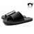 JUTTA NEUMANN ANIKO LEATHER SANDAL BLACK LATIGO BIRKENSTOCK SOLE画像