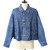 Doublet CUT OFF OVERSIZED SILK DENIM BLOUSON 17AW11BL45画像