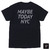 Maybe Today NYC Tonal Logo Tee BLACK画像