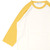 Ron Herman Raglan 3/4 Sleeve Tee YELLOW画像