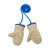 THE NORTH FACE BABY FLEECE MITT DU/DUNE NNB61702画像