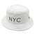 NEW ERA BUCKET01 NYC WHT/BLK 11480296画像
