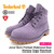 Timberland Junior 6inch Premium Waterproof Boot Montana Grape Waterbuck A1OCR画像