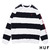 HUF CATALINA STRIPE CREW FLEECE BLACK画像