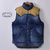 Rocky Mountain Featherbed RANCH DOWN VEST INDIGO USED WASH画像